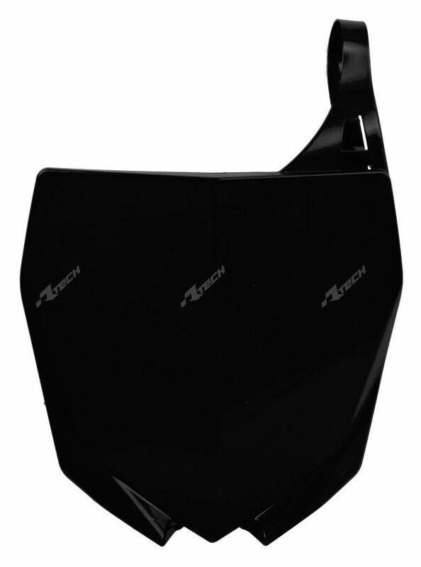 RaceTech Front Number Taft Black Yamaha R-TBYZFNR0010