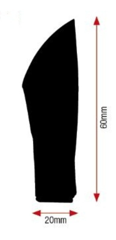 V Časti hrot LED Blinkers Black - Universal (6PE991b)