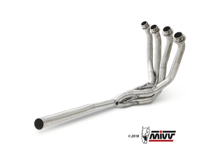 MIVV No-Catalyzer Pipe Stainless Steel Kawasaki Z900 K.045.C1 i rostfritt stål, designad för hög prestanda och optimerat avgassystem.