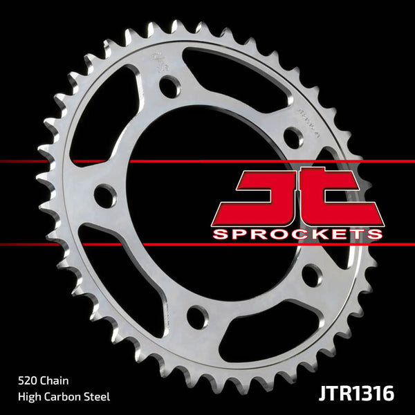 JT Sprock's Steel Standard Rear Sprock 1316 - 520 JTR1316.39