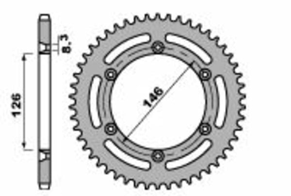 PBR štandardná oceľová chrbát