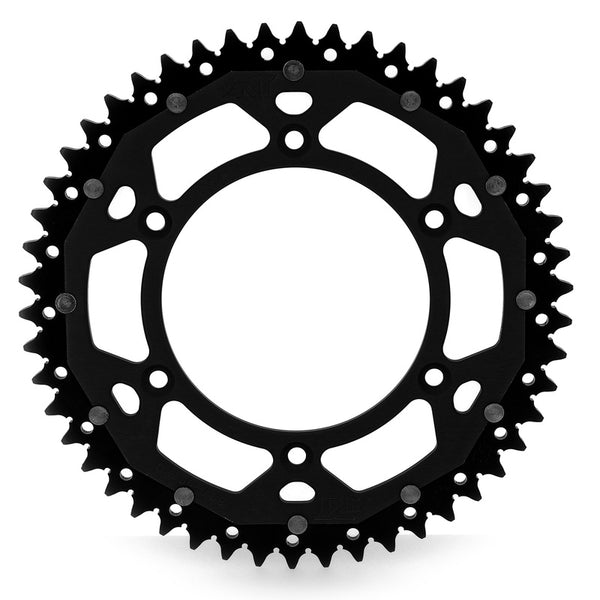 Art Dual Components Hliník/oceľ Ultra-svetlo samočistiaci zadný sprock 808-520 ART-808-51-BLK