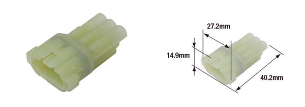 Vodotesný ženský konektor Tourmax 090 (FRSH) -3-pól-EETP-105