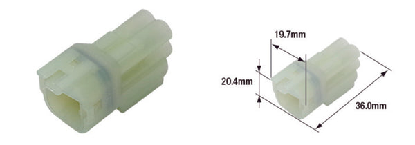Vodotesný ženský konektor Tourmax 090 (FRSH) -4-pól-EETP-107