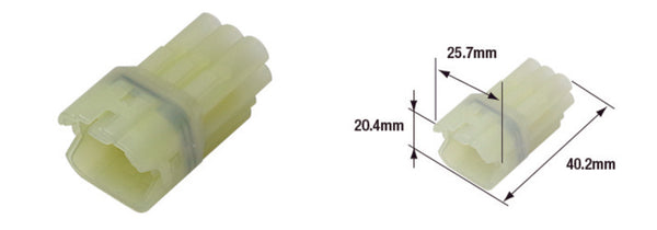 Vodotesný ženský konektor Tourmax 090 (FRSH) -6-Pole-EETP-109