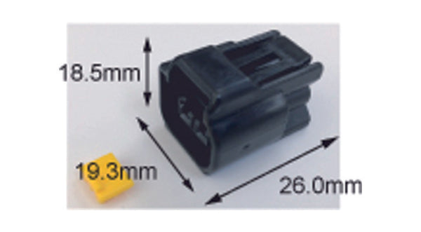 Vodotesný ženský konektor Tourmax 090 (FRW) -2-pól-EETP-58