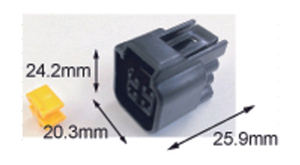 Tourmax nepremokavý ženský konektor 090 (FRW) -4-pól-EETP-60