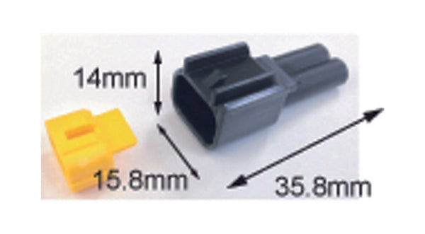 Tourmax Waterproof Samec Connector 090 (FRW) -2-Pole-EETP-57