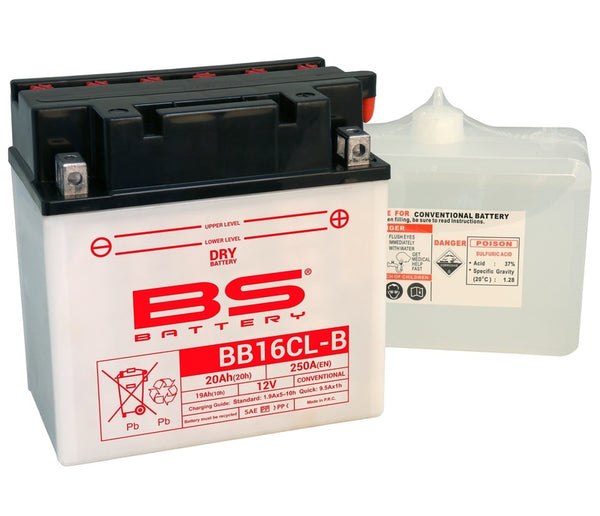 BS Battery High Performance with Acid Pack - BB16CL-B 