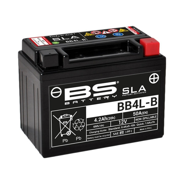BS Battery SLA Battery Maintenance Free Factory Activated - BB4L-B 