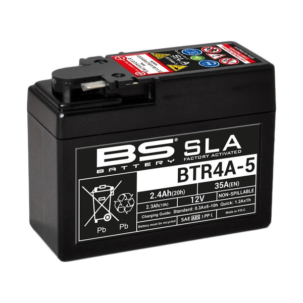 BS Battery SLA Battery Maintenance-Free Factory Activated - BTR4A-5 