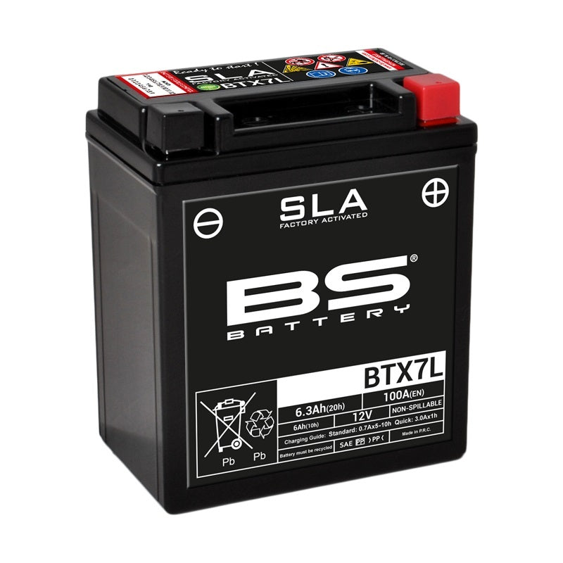 BS batéria SLA Battery Free Továreň Aktivovaná továreň - BTX7L