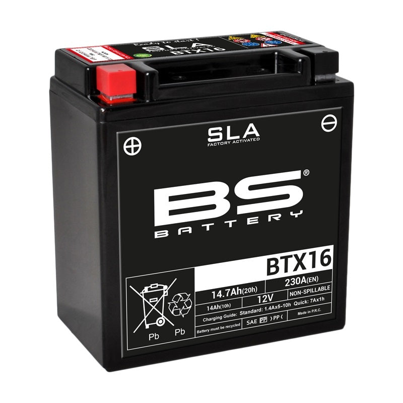 BS batéria SLA Battery Free Továreň Aktivovaná továreň - BTX16