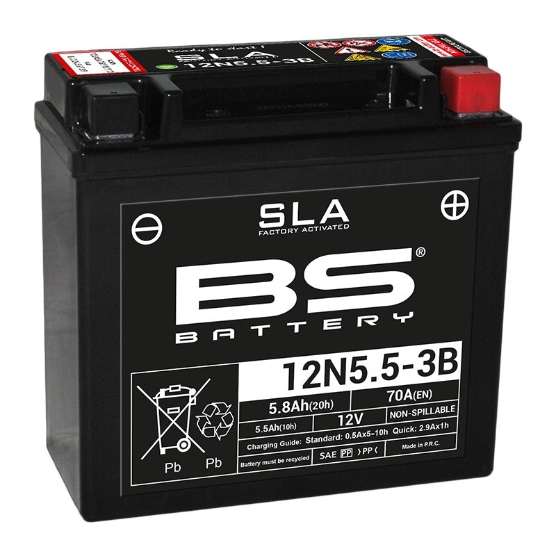 BS batéria SLA Battery Free Továreň Aktivovaná továreň - 12n5.5-3b