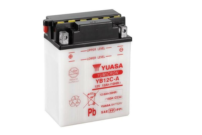 Yuasa Battery Tradičné bez kyslého balíka - YB12C -A