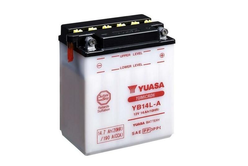 Yuasa Battery Tradičné bez kyslého balíka - YB14L -A