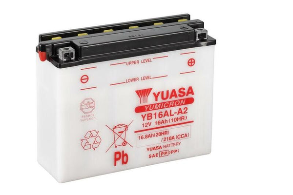 YUASA Conventional Battery without Acid Package - YB16AL-A2 