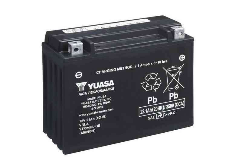 Yuasa Battery Maintenance Free With Acid Pack - YTX24HL -B