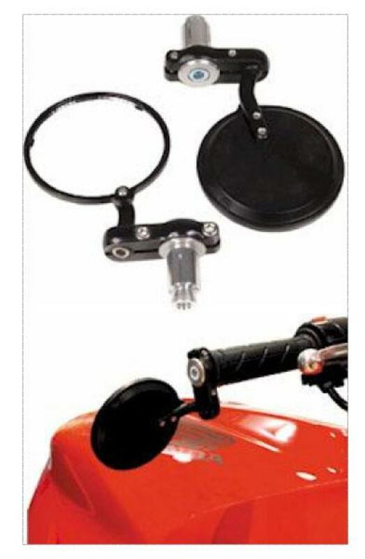 V Časti koncové zrkadlo Universal - čierna (pár) A40-50080K