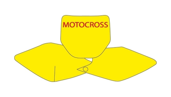 Nálepky na dosku Blackbird White Kawasaki KX250F/450F 3417/000005