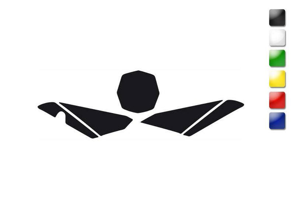 Čierny krížový predný doskový tyčinky Husqvarna TC449 '11 3618/20