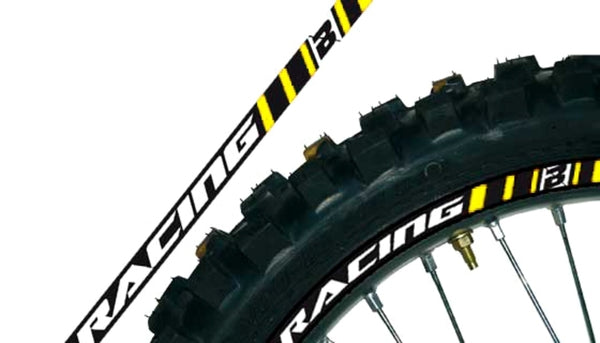 Grafické nálepky na kolesá Blackbird Yellow Universal 5081/40