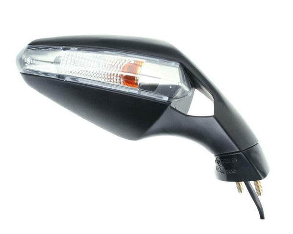 Vicma Right Integrované indikátorové zrkadlo OEM - Black Derbi GTR (1PC) E291D