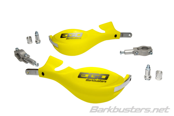 Barkbusters ego handguard Two Point Mount Straight Ø22mm Yellow ego-001-00-YEE