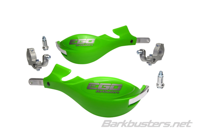 Barkbusters Ego Handguard Dvoj bodové montáž zužujú sa zelené ego-005-02-gr