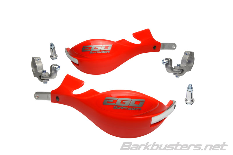 Barkbusters Ego Handguard Dvoj bodové montáž zúžené červené ego-005-02-RD