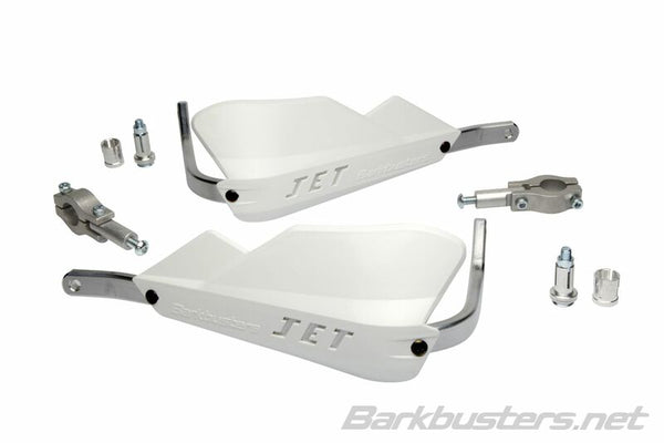 Barkbusters Jet Handguard Two Point Mount Straight Ø22mm White Jet-001-00-Wh