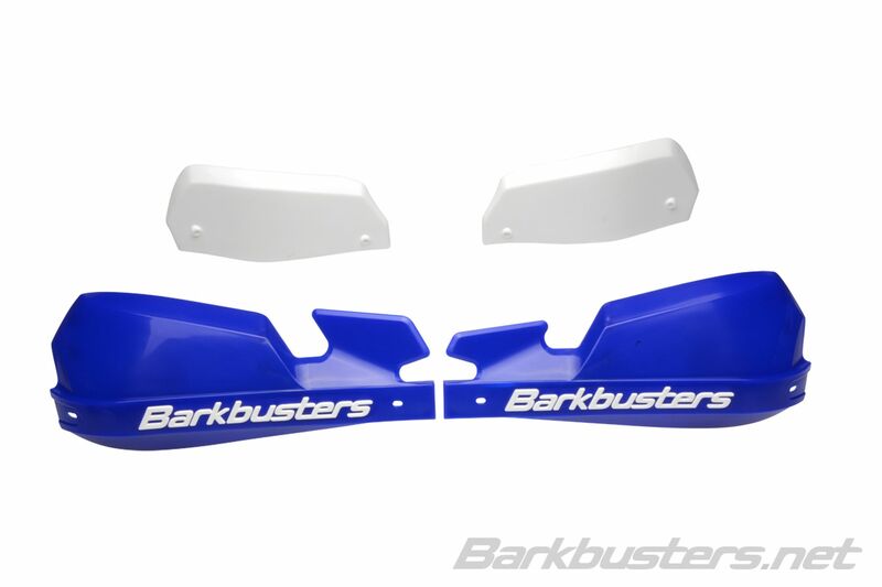 Barkbusters VPS MX Handguard Plast sada iba modro/biely deflektor VPS-003-01-BU