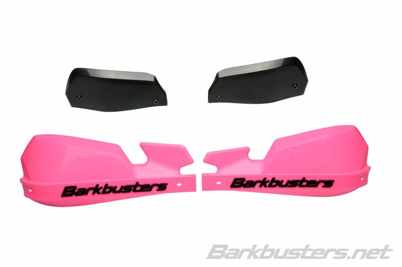 Barkbusters VPS MX Handguard Plast Set Only Pink/Black Deflector VPS-003-01-PK