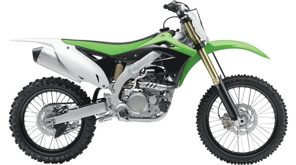 Radiátor polície pokrýva OEM farbu zelenej/čiernej kawasaki KX450F 84159001