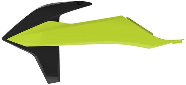 Policeport Radiator Covers Black/Neon Yellow KTM SX/SX-F 8422100005