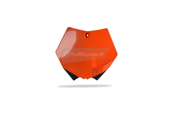 Policajný prístav predný štítok Orange KTM 866400001