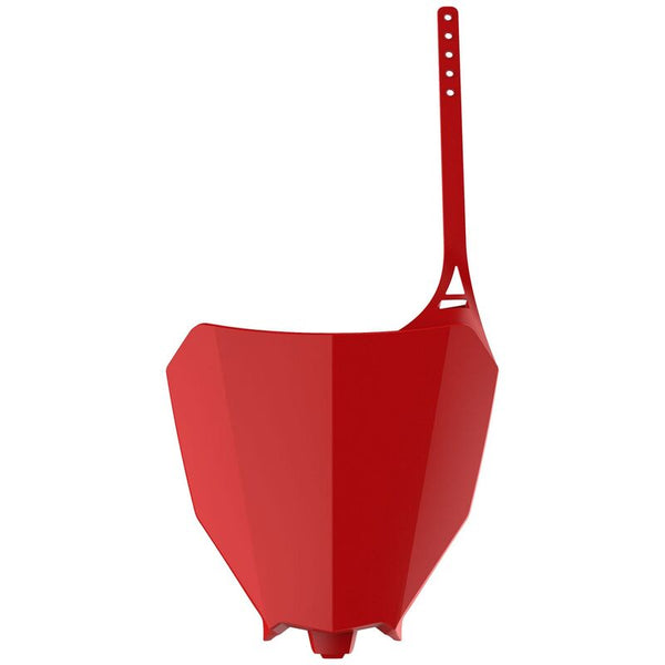 Police Port Front Number Plate Red Honda CRF450R/RX 8667200001