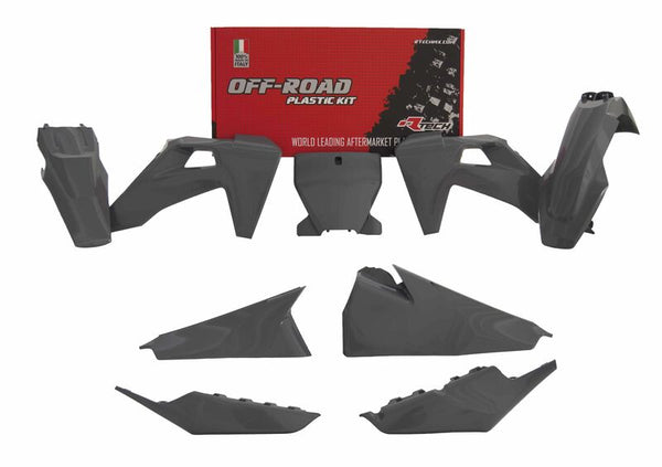 RaceTech Plastová súprava Quantum Grey Husqvarna R-Kitsq-G0-599