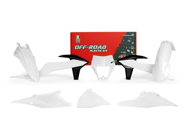 Plastová súprava RaceTech White/Black KTM R-KitKTM-BN2-520