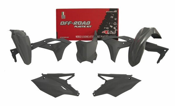 RaceTech Plastová súprava Quantum Grey R-kitkxf-Gr0-519