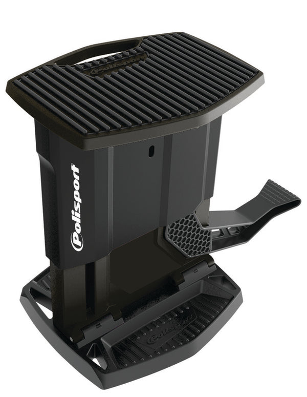 Policajný prístavný výťahový bicykel stojan zložený čierny 8982700006