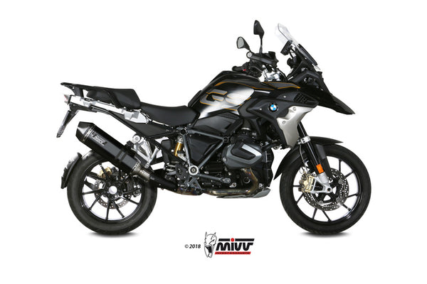 MIVV Speed ​​Edge Mufle Ocel Black/uhlíková koncová čiapka BMW R1250GS 00.73.B.034.LRB