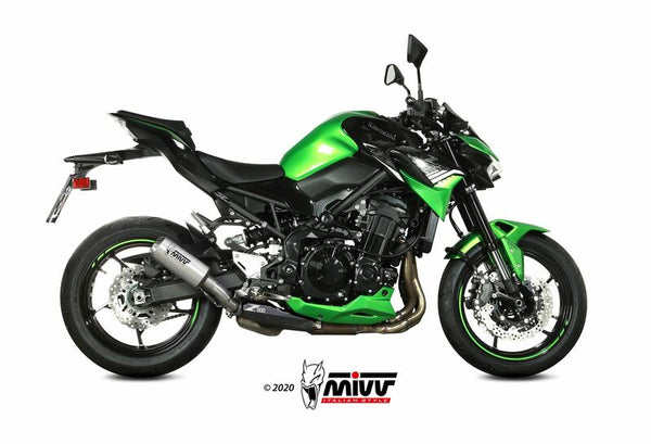 MIVV MK3 Ticho z nehrdzavejúcej ocele/koncová čiapka z nehrdzavejúcej ocele Kawasaki Z900 K.052.LM3X