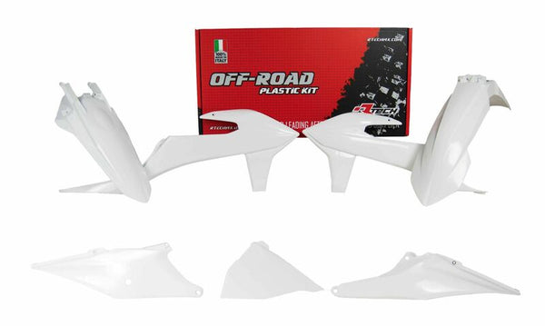 Plastová súprava RaceTech White KTM exc r-kittm-bn0-420