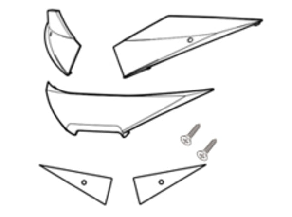 Shad SH39 Reflektory biele d1b39car