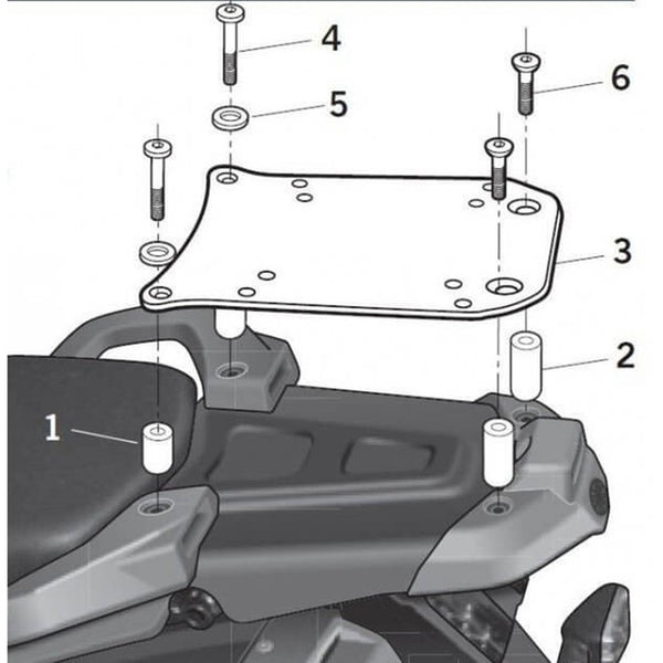 Sada tieňových hlavných montáž - Yamaha Y0XT68st