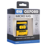 Oxford Micro XA5 Alarm Lock - žltá a čierna LK213