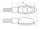 Ukazovatele LED diódy Highsider 204-182