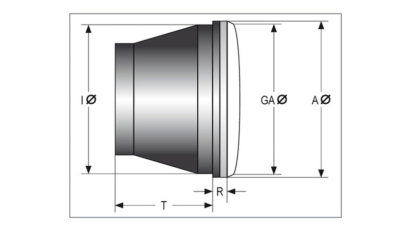 Highsider Jackson LED hlavný vložka svetlometov - 5 3/4 ”226-016