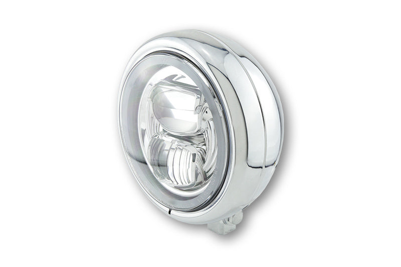 Highsider 5 3/4 "LED svetlomet Pecos typu 7 s parkovacím kruhom, Chrome 223-226